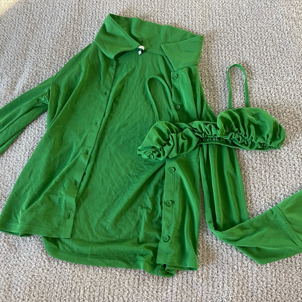 Zara Mesh top set